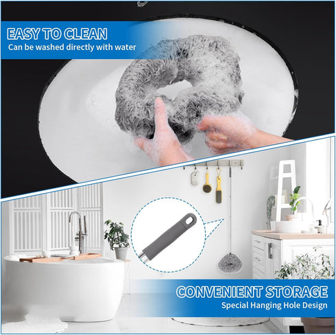 Ceiling Fan Cleaner Duster Reusable Microfiber High Ceiling Fan Blade Cleaner Extendable Duster with Long Handle Removable Washable Adjusts 13 to ...