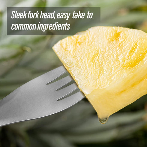 TiTo Titanium Spork 2-in-1 Spoon,Fork and Knife Lightweight Camping Utensil,Eco-Friendly Flatware for Outdoor Traveling,Hiking,Backpacking and Pic...