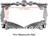 LPF248-C 3D Handle Bar and Indian Chief Style Zinc Metal Chrome Finished Motorcycle License Plate Frame...