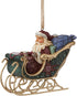 Enesco Jim Shore Heartwood Creek Santa in Sleigh Event Ornament...