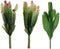 Set of 3 pcs Artificial Succulent Plants Faux Cactus Cacti Plant DIY Material for Home Decor Flower Arrangement...