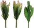 Set of 3 pcs Artificial Succulent Plants Faux Cactus Cacti Plant DIY Material for Home Decor Flower Arrangement...