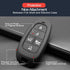 2pcs Compatible with Hyundai Palisade Tucson Santa Cruz Santa Fe Sonata Ioniq Key Fob Cover Case Key Chain Protector Keyless Entry Remote Smart 5 ...