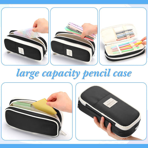 30 Pcs Aesthetic School Supplies 6 Cute Mechanical Pencil 5 Colored Ballpoint Pen 5 Quick Dry Pen 6 Pastel Highlighter 6 Transparent Sticky Note S...