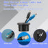 10 Packs Black Desk Grommet, 1 Inch Plastic Desk Cable Wire Grommet Hole Cover Desk Cord Hole Cover for Office PC Desk Cable Cord Organizer (25mm)...