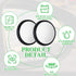 6 Pieces Blind Side Mirrors Blindspot Mirror for Car Blind Spot Mirror Car HD Blind Spot Mirror Blind RearView Car Mirrors, 3 Shapes (Classic Styl...