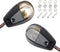 NTHREEAUTO Smoked Flush Mount Turn Signal Blinker Light Compatible with Honda CBR600RR CBR1000RR Suzuki GSXR 600 750 Kawasaki Ninja 300 400 Yamaha...