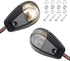 NTHREEAUTO Smoked Flush Mount Turn Signal Blinker Light Compatible with Honda CBR600RR CBR1000RR Suzuki GSXR 600 750 Kawasaki Ninja 300 400 Yamaha...