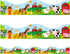 50 Feet Farm Animal Bulletin Board Borders Classroom Borders Chalkboard Whiteboard Trim Back to School Decorations for Teacher Student Blackboard ...