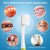 B Rush Extra Soft Toothbrush, Ultra Soft Toothbrush for Sensitive Gums, 20k Nano Floss Bristles Soft Toothbrushes for Pregnant Women, Elderly and ...