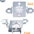Romalon Thermal Cut Off Fuse DC96-00887A Compatible with Samsung Dryer Assembly Bracket Thermostat Replacement Part DC96-00887C 2074129 AP5966894 - Pack of 3