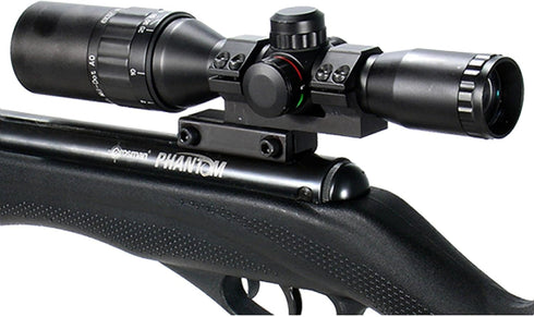 UTG 1PC Offset Airgun Mount w/Stop Pin, 1" Dia,Bi-direction , Black...