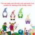 32 Pcs Gnome Wooden Hanging Ornaments, Unfinished Wood Cutouts Slices Elf Paintable Christmas Ornaments with Rope for Various Festivals DIY Craft ...