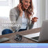 Bluetooth Headset,Wireless Bluetooth Earpiece with 500mAh Charging Case 80 Hours Talking Time?V5.1 Hands-Free Earphones with Built-in Mic for Driv...