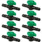 1/2 Inch Drip Irrigation Barbed Valve, 8 Pack 1/2" Drip Barbed Shut Off Valves for 1/2 in. Drip Irrigation Tubing (.570-. 620" ID), 1/2" in-Line C...