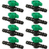 1/2 Inch Drip Irrigation Barbed Valve, 8 Pack 1/2" Drip Barbed Shut Off Valves for 1/2 in. Drip Irrigation Tubing (.570-. 620" ID), 1/2" in-Line C...