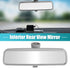 X AUTOHAUX Rear View Mirror Car Interior Inner Rearview Mirror Gray for Volkswagen Passat B5 1999-2005 for Jetta MK4 1999-2004 for Golf MK4 1999-2...
