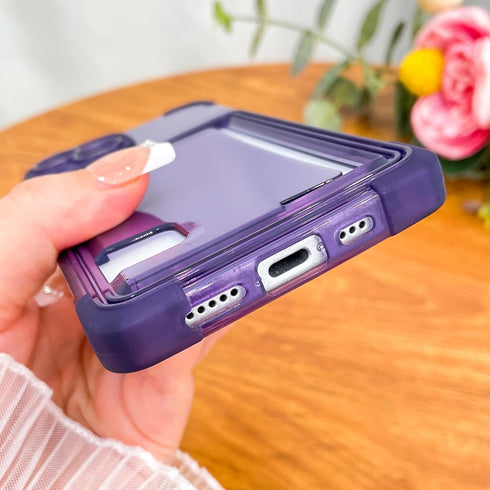 Compatible with iPhone 11 Case, Clear Card Holder Camera Protection Cover for Men Women Girls, Card Slot Designed with Screen Protector for iPhone...