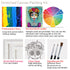 2 Pack Paint and Sip Canvas Painting Kit Pre Drawn Canvas for Painting for adults Stretched Canvas Couples Games Date Night Anniversary Gifts Pain...
