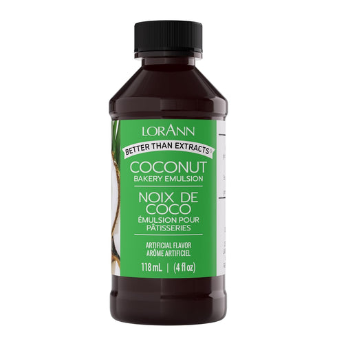 LorAnn Oils Coconut Bakery Emulsion: True Essence, Ideal for Boosting Fruit Tones in Cakes, Cookies & Desserts, Gluten-Free, Keto-Friendly, Extrac...