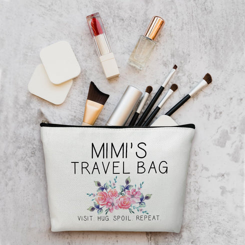 Mimi's Travel Bag, Mimi Cosmetic Bag, Cosmetic Bag for Women Large Capacity Cosmetic Bag Appreciation Gift for Family, friends, Travel Accessories...