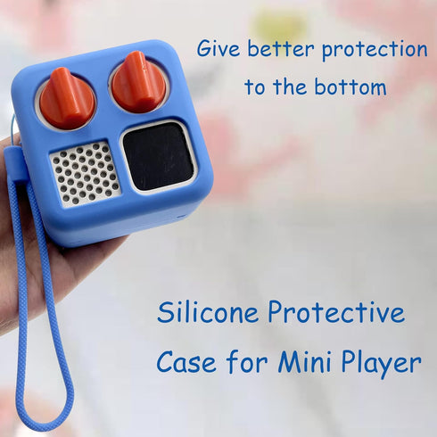 LeoTube Silicone Shell Cover Case for Yoto Mini Player, Silicone Protective Sleeve Case Compatible with Mini Bluetooth Speaker (Silicone Case Only...
