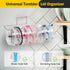 2 Pack Tumbler Lid Organizer, Space Saving Cup Lid Organizer for Kitchen Cabinets for Yeti Tumbler/Stanley Tumbler, Self-Adhesive Tumbler Lid Orga...