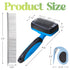 3 PCS Deshedding Dog Brush Grooming Kit for Pet Dogs Cats Poodle Dematting Comb for Removing Tangles and Knots Slicker Cat Matted Fur Cutter Pet H...