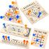 ONEST 5 Packs Wooden Peg Board Game Wooden Board Game Family Board Game Toy Birthday Party Favors Classic Educational Toy for Teens and Adults...