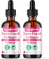 LIQUIDHEALTH 100% Vegan Collagen Plus Biotin 100,000mcg Liquid Drops - Plant-Based Liquid Collagen for Women, Men - Hair & Nail Growth, Skin Healt...