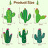 24 Pcs Cactus Cutouts Wooden Ornaments Summer Themed Party Banner DIY Cactus Green Decoration Hanging Embellishments Fiesta Party Decoration for M...