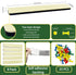 Bulletin board, Jeethemy Felt Pin Board Bar Strips, Self Adhesive Cork Boards for Walls with 35 Push Pins for Bedrooms Offices Home Decoration,5 P...