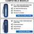 Travel Case for Oral-B/Oral-B Pro/Phlips Sonicare Electric Toothbrush with 2pcs Toothbrush Heads Cover Cap, Portable Hard Protective Storage Bag w...