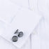 Diamond Dust Black Cufflinks for Mens Tuxedo Shirts - Business Gift Wedding Party Accessories…...