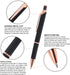 Gel Pens, Pens Fine Point Smooth Writing Pens, Black Ink Cute Pens 0.7 Mm Ballpoint Pens Office Desk Accessories, Retractable Aesthetic Journaling...