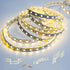 Qunclay 300 Pack Strip Light Mounting Brackets LED Clear Clips Outdoor Fixed Clips LED Tape Clamp with Screws for 12 mm Wide IP67/68 Strip Lights ...