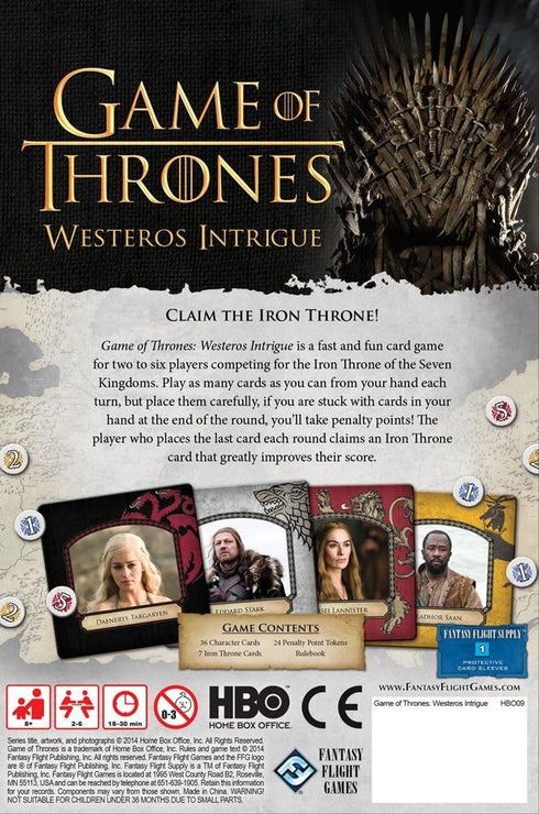 HBO Game of Thrones: Westeros Intrigue...
