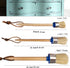 Chalk Paint Brush Set – 3 Pcs Chalk Paint for Furniture Natural Bristle Painting & Waxing Brushes, Painting Stencil, DIY Furniture, Home Decor, Ca...