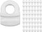 DMSE Wholesale Eye Type Curtain Slide Curtain Carriers Glides Sliders Slide, and Rollers Type C (56 Pack)...