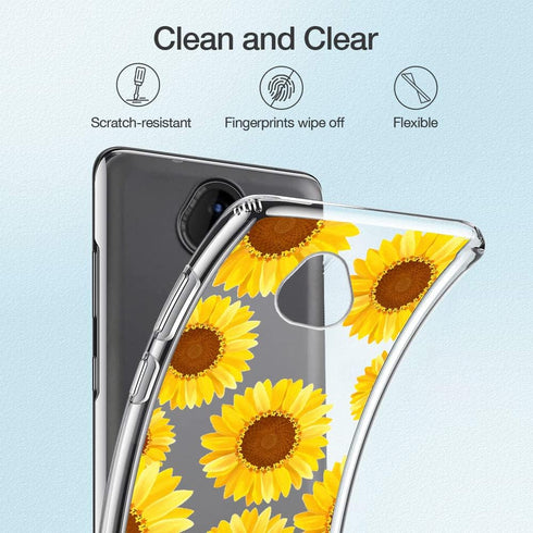 (3 Pack) for SCHOK Volt SV55 Case, Shock-Absorption Anti-Scratch Crystal Clear Soft TPU Bumper Protective Phone Case Cover for Schok Volt SV55 (SV...