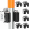 6 Pack Broom Holder Wall Mount Stainless Steel Mop Hanger Organization Heavy Duty Garage Storage System Garden Laundry Kitchen Tool Organizer Gene...