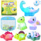 Light Up Bath Toys for Toddlers Kids Baby Boys, No Hole Dinosaur Bath Toys with Bath Book & Organizer, Led Light Bath Time Water Toys for Bath Tub...