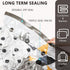 Vacuum Storage Bags 8 Large, Space Saver Bags with Travel Hand Pump, Compression Airtight Sealer Bags for Clothes, Bedding, Pillows, Comforters, B...