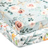 GRSSDER Stretchy Ultra Soft Jersey Knit Fitted Pack n Play Sheets Set 2 Pack, Portable/Mini Crib Sheets for Girls, Watercolor Flowers and Fruits...