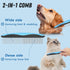 Pet Grooming Brush and Metal Comb Combo, Cat Brush Dog Brush for Shedding, Undercoat Rake for Dogs Grooming, Dematting Deshedding Brush Dogs Shedd...