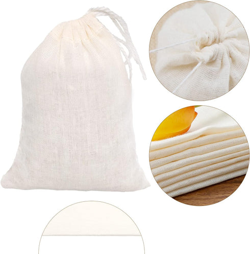 Limko Cotton Bags Muslin Bags Sachet Bag for Home Supplies (3x4 Inch (30 Pack))...