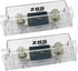 250A Inline Fuse Holder, 0/2/4/8 Gauge AWG ANL Fuse Block Holder with 250 Amp ANL Fuses for Car Audio Amplifier (2 Pack)...