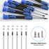 Eyeglass Repair Kits, Kingsdun Eye Glasses Repairing Kit with Precision Screwdriver Set & 1200PCS Screws, Curved Tweezers for Eyeglass, Sunglasses...
