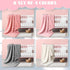 4 Pcs Fleece Baby Blanket 30 x 40 3D Fluffy Baby Blanket for Boys Nursery Bed Baby Girl Blanket Infant or Newborn Receiving Blanket Swaddling Blan...