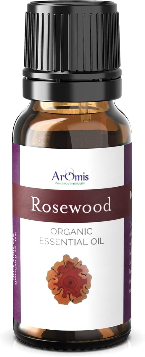 ArOmis Rosewood Essential Oil - 150-micron mesh filtered for purity.10ml (.34 Fl Oz), Undiluted, Premium, Oils Perfect for Aromatherapy...